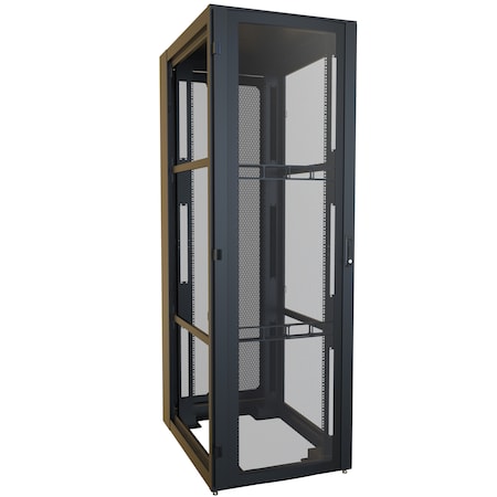 Hammond 48U 30W 42D BLK DATA CABINET H13048U42BK